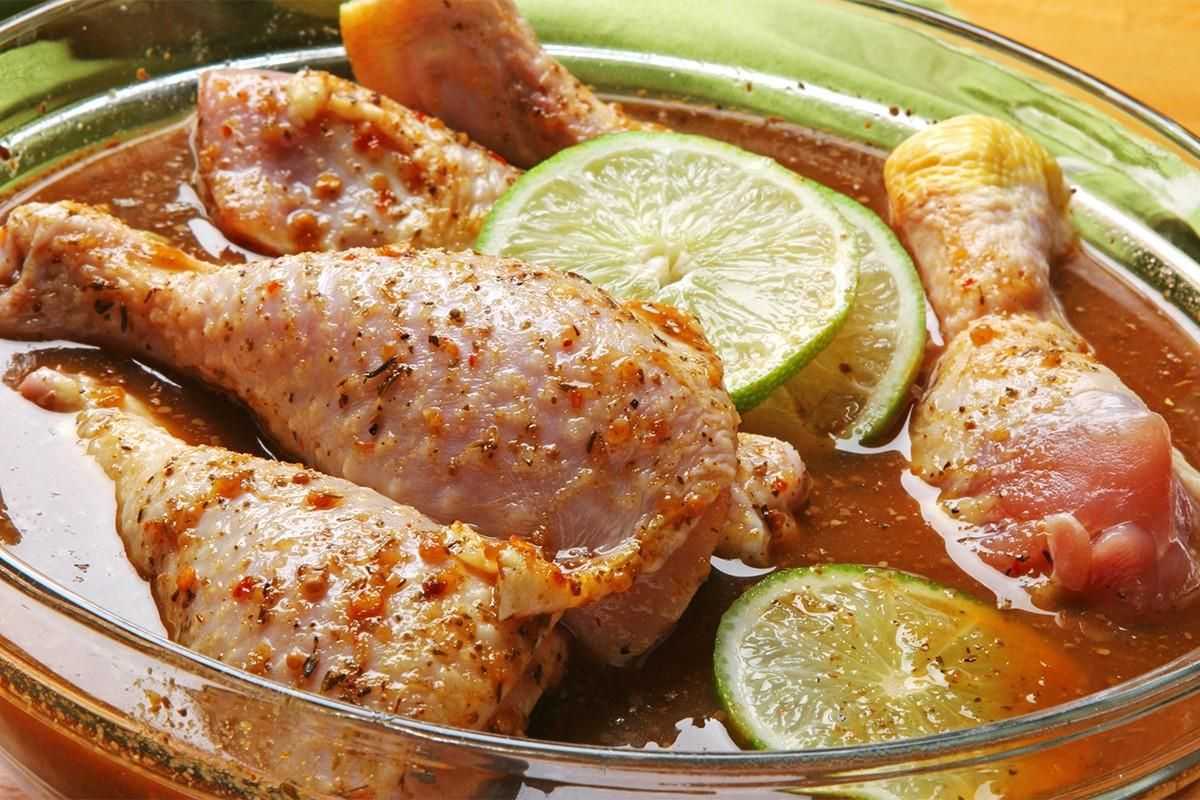 Куриные ножки в соевом соусе с чесноком медом и горчицей