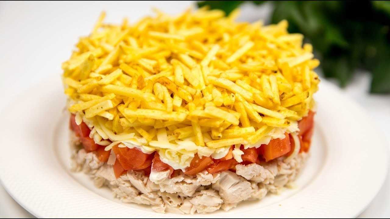 Салат с картошкой фри – 12 рецептов быстро и вкусно