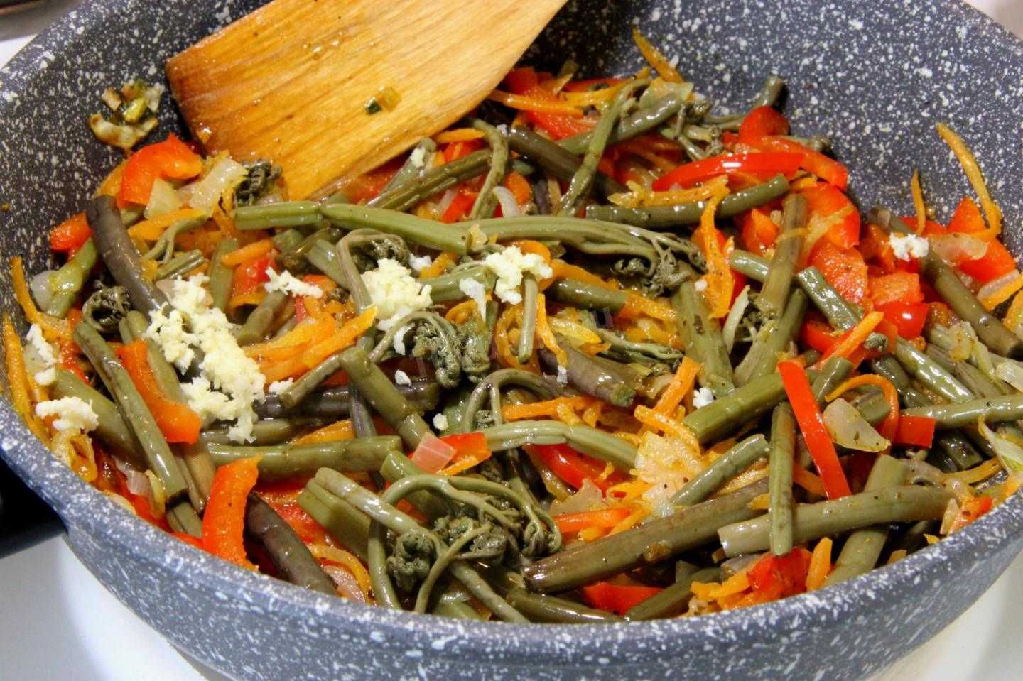 Папоротник орляк - рецепты приготовления простых и вкусных блюд из свежего папоротника