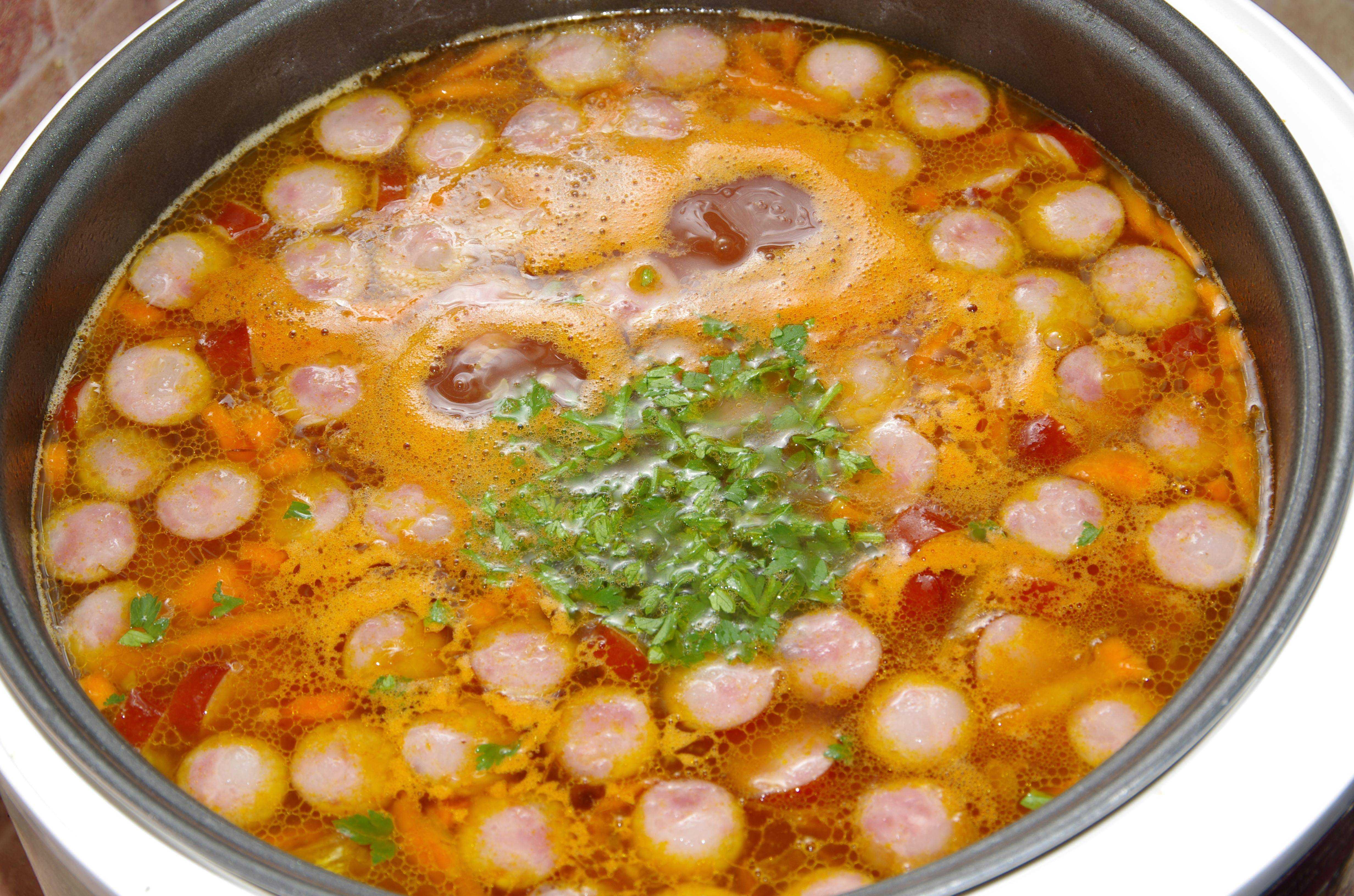 Пошаговый рецепт приготовления мясной солянки в мультиварке