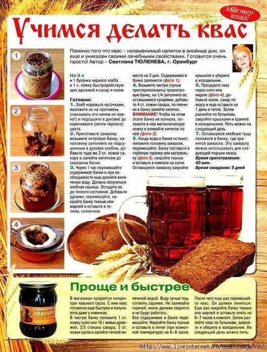 Сухой квас: как сделать в домашних условиях, рецепты приготовления