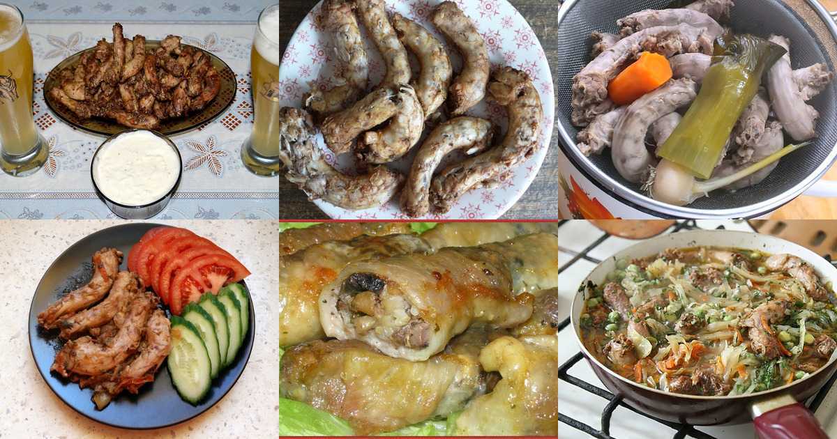 Шеи куриные на сковороде к пиву рецепт с фото пошагово