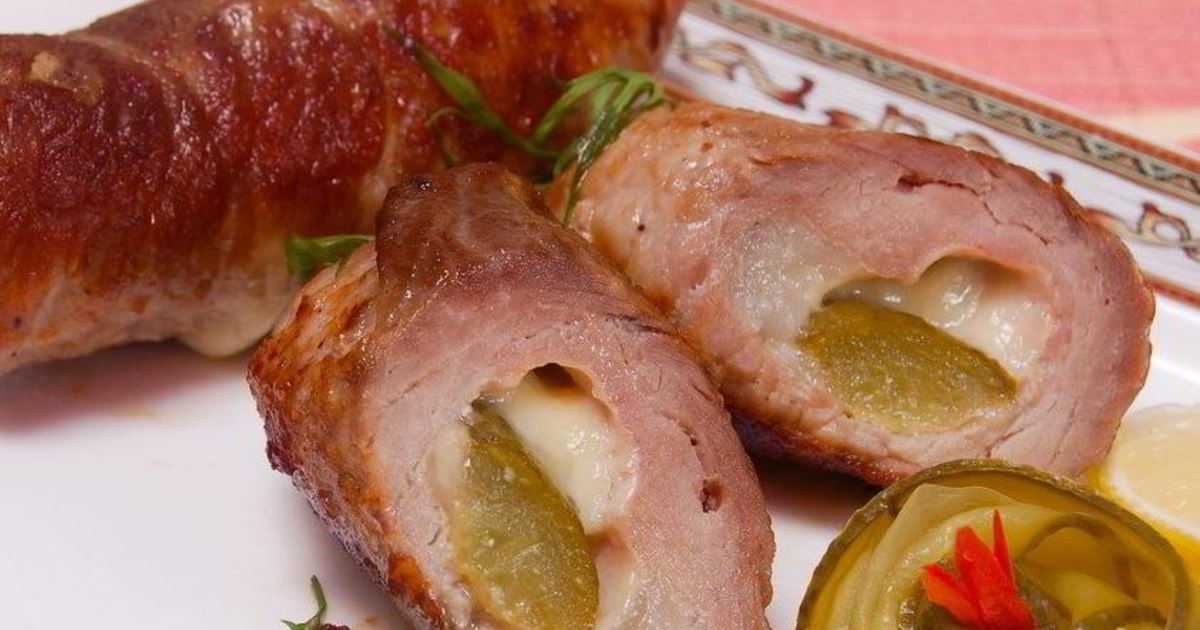 Мясные пальчики из свинины с начинкой - пошаговые рецепты