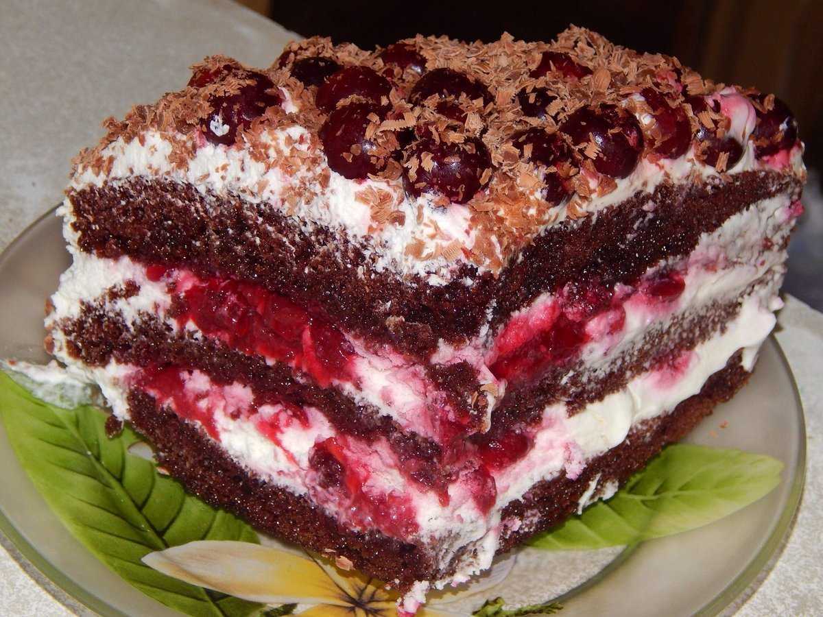 Торт «новинка» со сметанным кремом - вкусные рецепты