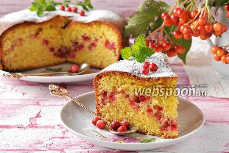 Шарлотка с брусникой и яблоками в духовке - рецепт с фото пошагово