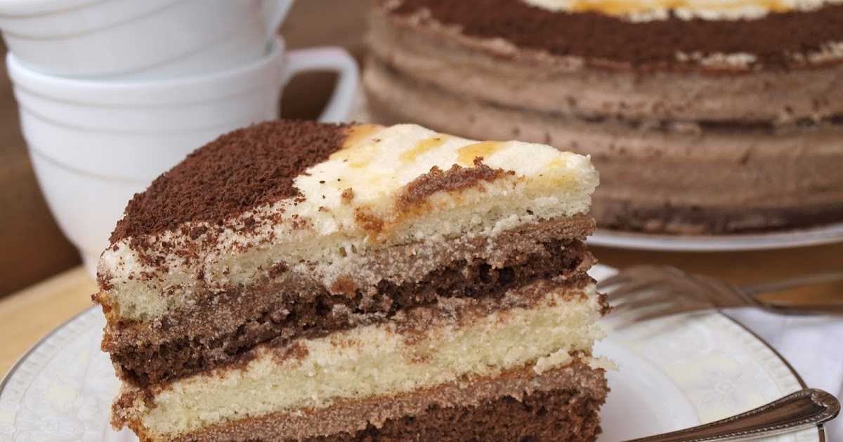 Великолепный торт «день и ночь»