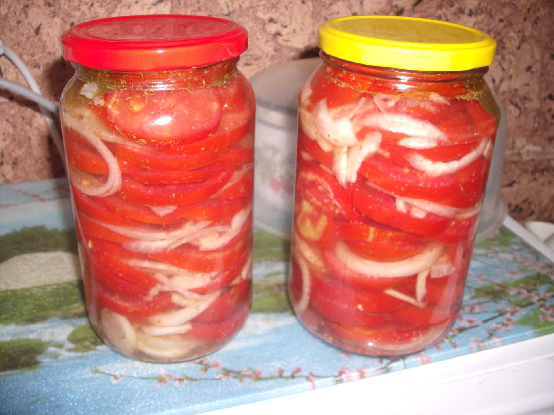 помидоры с луком и раст маслом на зиму фото 40