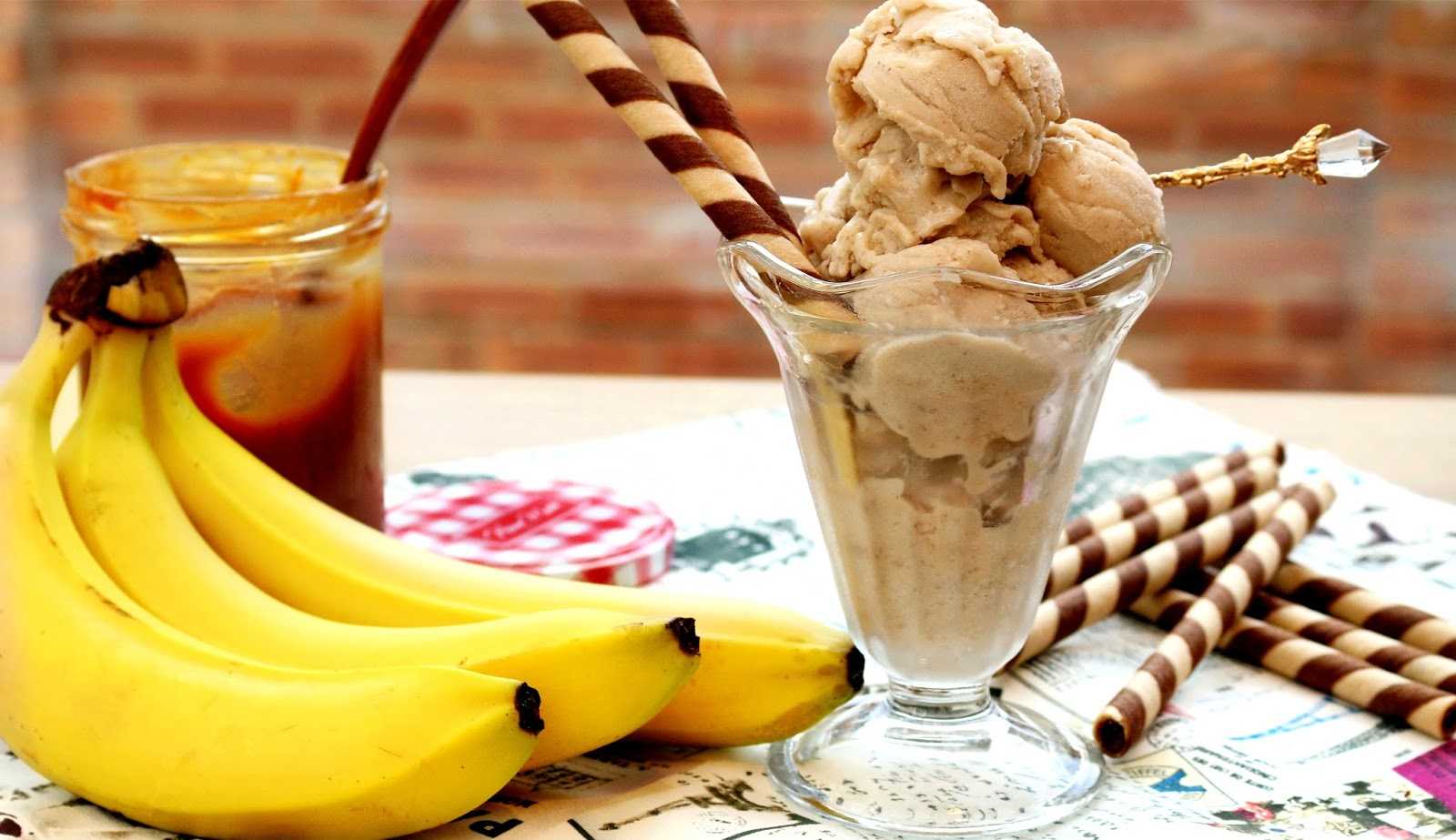 Банановый коктейль без мороженого