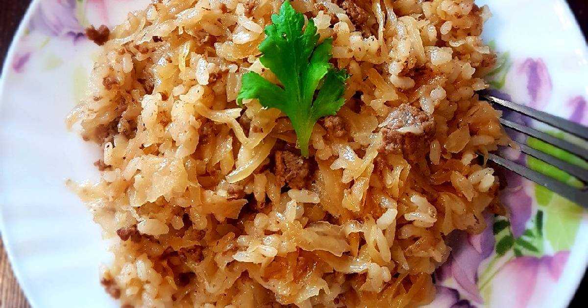 Рис с капустой - 120 рецептов приготовления пошагово - 1000.menu