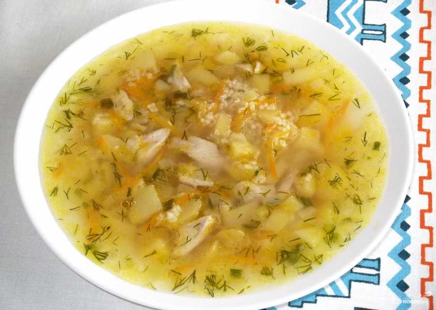 Куриный суп с пшеном и паприкой пошаговый рецепт с фото